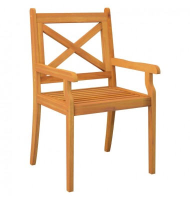  Lauko valgomojo kėdės, 3vnt., akacijos medienos masyvas - Lauko kėdės - 3