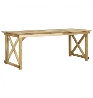  Sodo stalas, 200x79x75cm, impregnuota pušies mediena - Lauko stalai, staliukai - 1