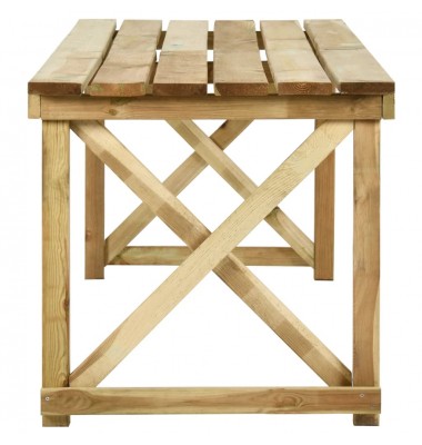  Sodo stalas, 200x79x75cm, impregnuota pušies mediena - Lauko stalai, staliukai - 3