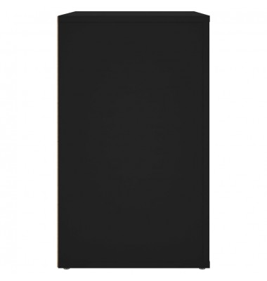  Naktinė spintelė, juodos spalvos, 50x36x60cm, apdirbta mediena - Naktinės spintelės - 8