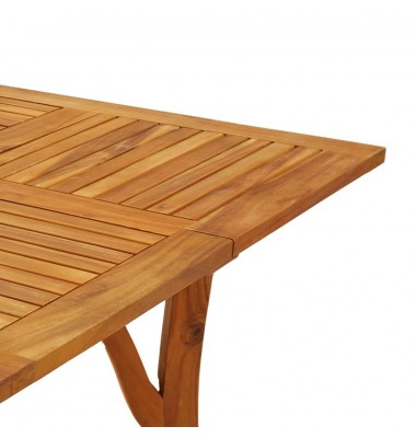  Sodo stalas, 85x85x75cm, akacijos medienos masyvas - Lauko stalai, staliukai - 5