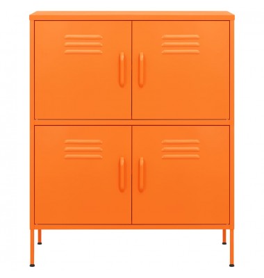  Sandėliavimo spintelė, oranžinė, 80x35x101,5cm, plienas - Biuro spintos, spintelės - 3