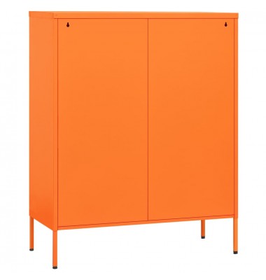  Sandėliavimo spintelė, oranžinė, 80x35x101,5cm, plienas - Biuro spintos, spintelės - 5