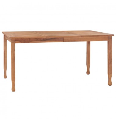  Sodo valgomojo stalas, 150x90x75cm, tikmedžio medienos masyvas - Lauko stalai, staliukai - 1