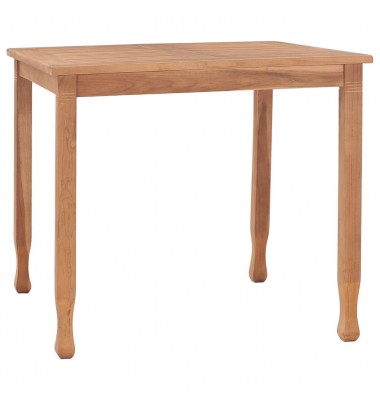  Sodo valgomojo stalas, 85x85x75cm, tikmedžio medienos masyvas - Lauko stalai, staliukai - 1
