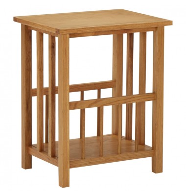  Žurnalinis staliukas, 45x35x55cm, ąžuolo medienos masyvas - Žurnaliniai staliukai - 1