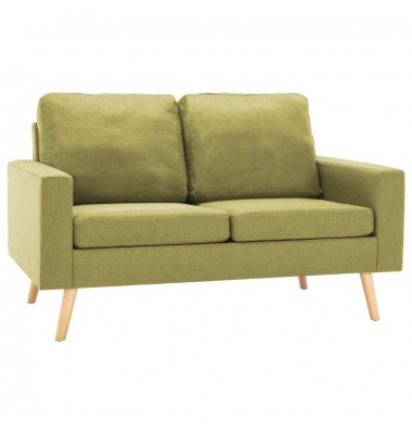  Dvivietė sofa, žalios spalvos, audinys - Sofos, sofos-lovos - 2