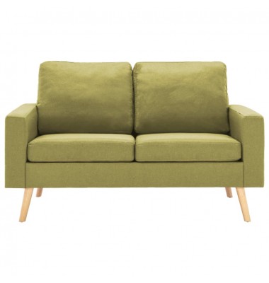  Dvivietė sofa, žalios spalvos, audinys - Sofos, sofos-lovos - 3