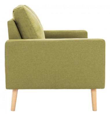  Dvivietė sofa, žalios spalvos, audinys - Sofos, sofos-lovos - 4