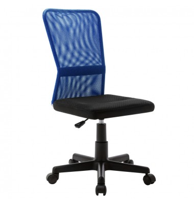  Biuro kėdė, juoda ir mėlyna, 44x52x100cm, tinklinis audinys - Biuro kėdės - 1
