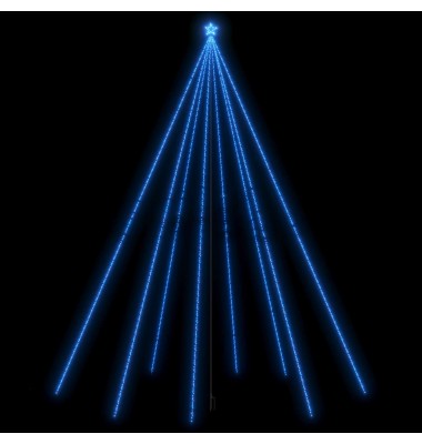  Kalėdų eglutės girlianda, 1300 mėlynos spalvos LED, 8m - Kalėdinės eglutės - 2