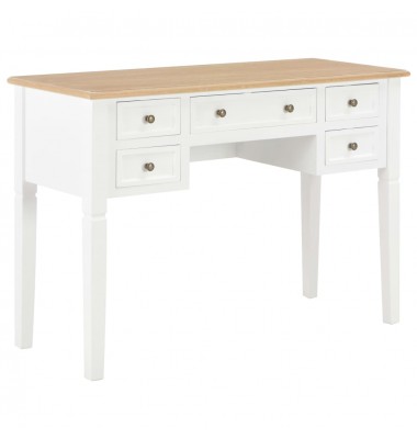  Rašomasis stalas, baltos sp., 109,5x45x77,5cm, mediena - Rašomieji stalai - 1