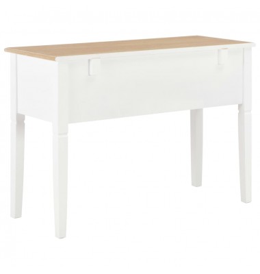  Rašomasis stalas, baltos sp., 109,5x45x77,5cm, mediena - Rašomieji stalai - 4