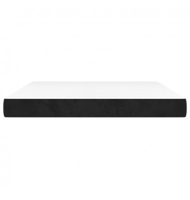  Spyruoklinis čiužinys, juodos spalvos, 180x200x20 cm, aksomas - Čiužiniai - 3