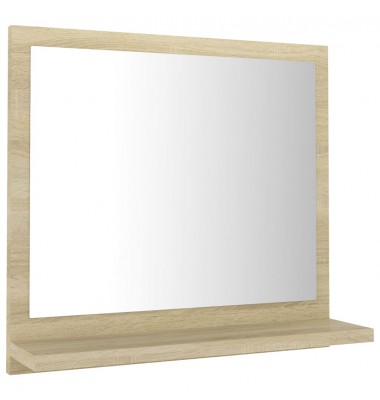  Vonios kambario veidrodis, ąžuolo spalvos, 40x10,5x37cm, MDP - Vonios spintelės, veidrodžiai - 2