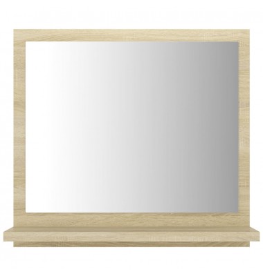  Vonios kambario veidrodis, ąžuolo spalvos, 40x10,5x37cm, MDP - Vonios spintelės, veidrodžiai - 4