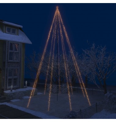  Kalėdų eglutės girlianda-krioklys, 1300 LED lempučių, 8m - Kalėdinės eglutės - 1