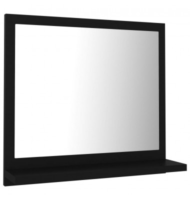  Vonios kambario veidrodis, juodos spalvos, 40x10,5x37cm, MDP - Vonios spintelės, veidrodžiai - 2
