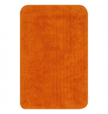  Vonios kilimėlių rinkinys, 2d., audinys, oranžinis - Vonios kilimėliai - 2