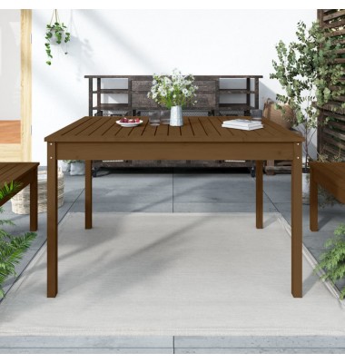  Sodo stalas, medaus rudas, 121x82,5x76cm, pušies masyvas - Lauko stalai, staliukai - 1
