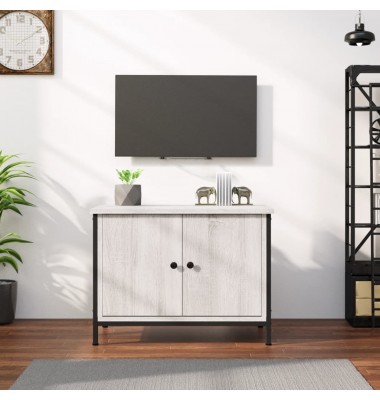  TV spintelė su durelėmis, pilka ąžuolo, 60x35x45cm, mediena - TV spintelės - 1