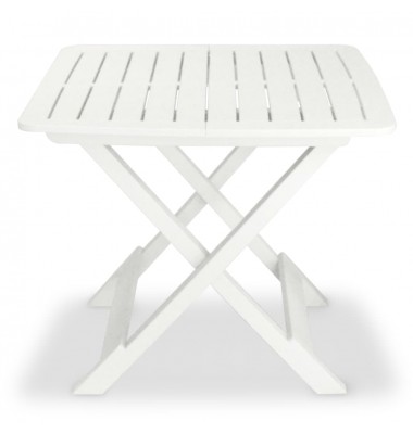  Sulankstomas bistro baldų komplektas, 3d., baltas, plastikas - Lauko baldų komplektai - 2