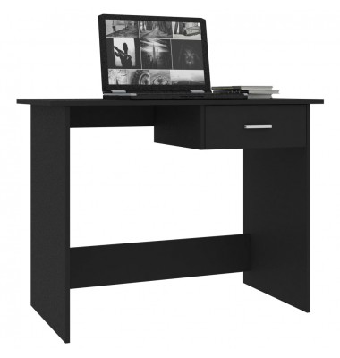  Rašomasis stalas, juodos spalvos, 100x50x76cm, MDP - Rašomieji stalai - 3