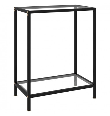  Konsolinis staliukas, skaidrus, 60x35x75cm, grūdintas stiklas - Žurnaliniai staliukai - 1