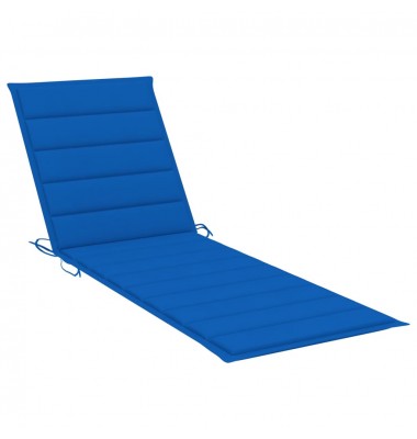  Dvivietis saulės gultas su mėlynos spalv. pagal., impreg. pušis - Gultai, šezlongai - 4