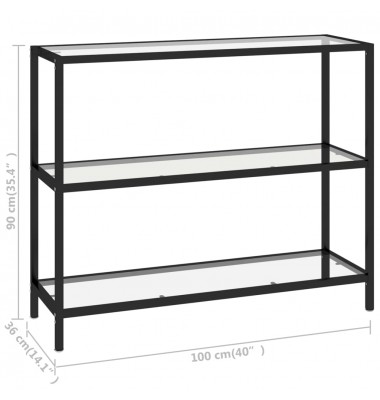  Lentyna, skaidri, 100x36x90cm, grūdintas stiklas - Pastatomos lentynos, spintelės - 7
