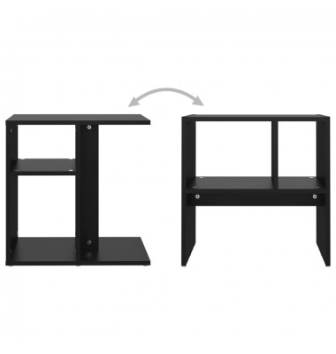  Staliukas, juodos spalvos, 50x30x50cm, MDP - Žurnaliniai staliukai - 7