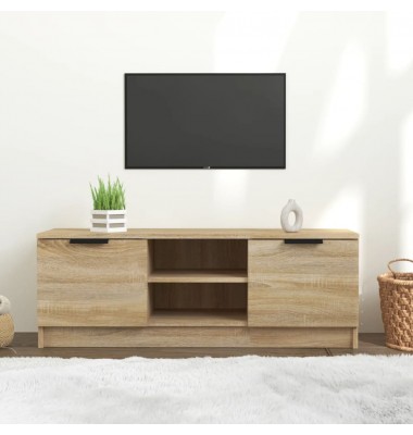  Televizoriaus spintelė, ąžuolo, 102x35x36,5cm, apdirbta mediena - TV spintelės - 1