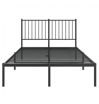  Metalinis lovos rėmas su galvūgaliu, juodos spalvos, 120x200cm - Lovos - 5