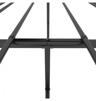  Metalinis lovos rėmas su galvūgaliu, juodos spalvos, 120x200cm - Lovos - 8