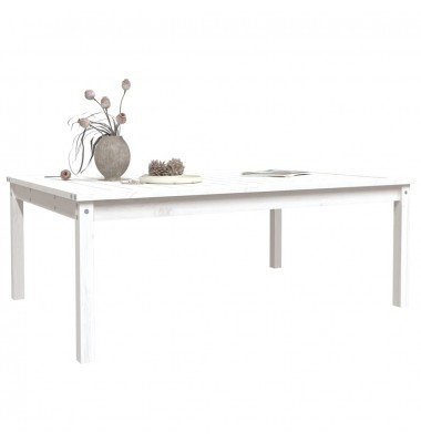  Sodo stalas, baltas, 121x82,5x45cm, pušies medienos masyvas - Lauko stalai, staliukai - 4