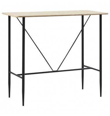  Baro stalas, ąžuolo spalvos, 120x60x110cm, MDF - Stalai - 1