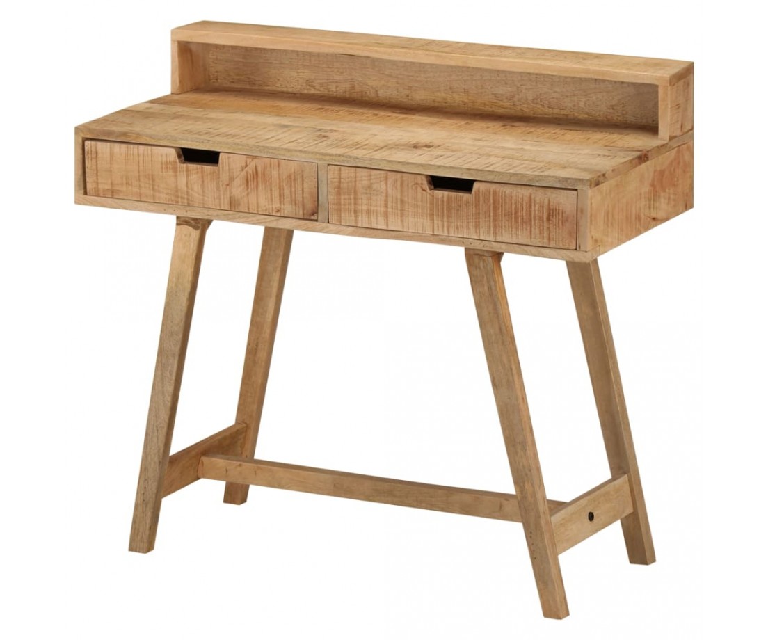 Rašomasis stalas, 100x45x90cm, neapdorota mango mediena - Rašomieji stalai - 1 Rašomasis stalas, 100x45x90cm, neapdorota mango mediena - Rašomieji stalai - 1