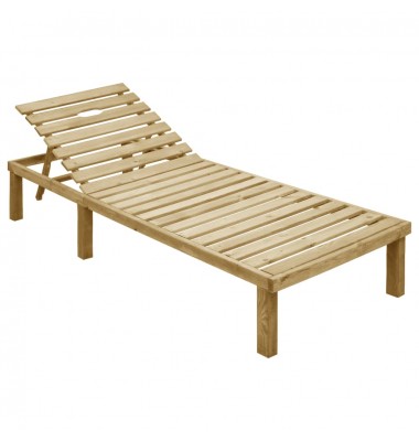  Saulės gultas, impregnuota pušies mediena - Gultai, šezlongai - 1