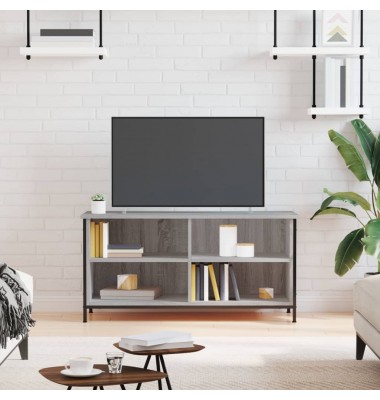  Televizoriaus spintelė, pilka ąžuolo, 100x40x50cm, mediena - TV spintelės - 1