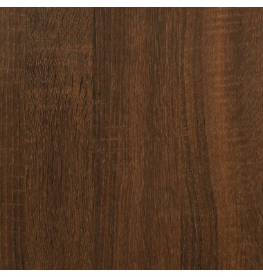  Naktinė spintelė, ruda ąžuolo, 30x60x60cm, apdirbta mediena - Naktinės spintelės - 9