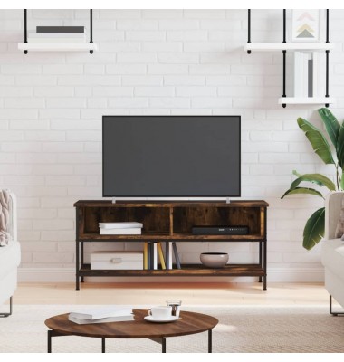  Televizoriaus spintelė, dūminio ąžuolo, 100x35x45cm, mediena - TV spintelės - 1