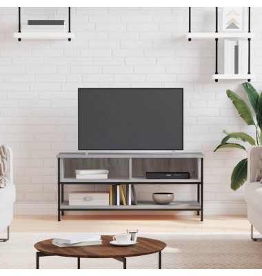  Televizoriaus spintelė, pilka ąžuolo, 100x35x45cm, mediena - TV spintelės - 1