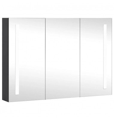  Veidrodinė vonios spintelė su LED apšvietimu, 89x14x62cm - Vonios spintelės, veidrodžiai - 2