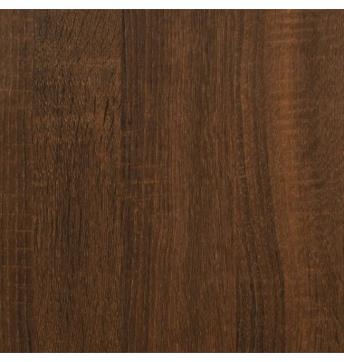  Naktinis staliukas, rudas ąžuolo, 40x42x45cm, apdirbta mediena - Naktinės spintelės - 10