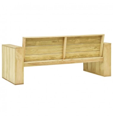  Sodo poilsio komplektas, 2 dalių, impregnuota pušies mediena - Lauko baldų komplektai - 6