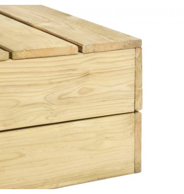  Sodo poilsio komplektas, 2 dalių, impregnuota pušies mediena - Lauko baldų komplektai - 11