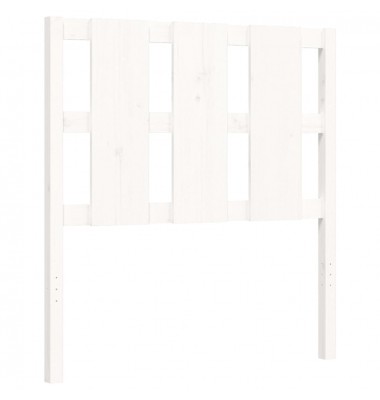 Lovos rėmas su galvūgaliu, baltas, 90x200cm, medienos masyvas - Lovos - 9