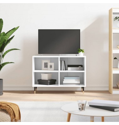  Televizoriaus spintelė, balta, 69,5x30x50cm, apdirbta mediena - TV spintelės - 1