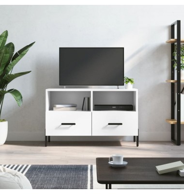  Televizoriaus spintelė, baltos spalvos, 80x36x50cm, mediena - TV spintelės - 1