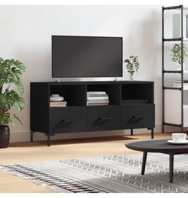  Televizoriaus spintelė, juoda, 102x36x50cm, apdirbta mediena - TV spintelės - 1